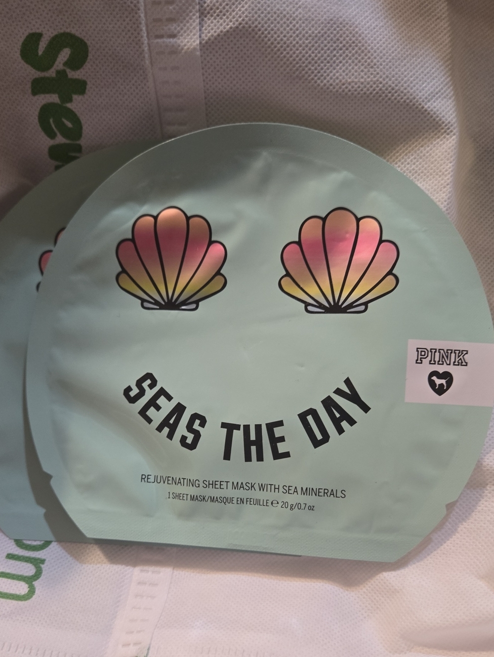 Victoria's Secret Mint Green Rejuvenating Sheet Mask